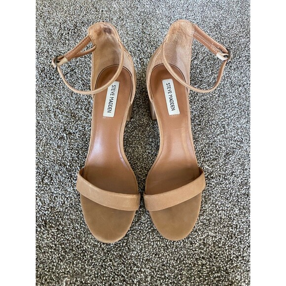 Steve Madden Irenee Leather Upper Block Heel Sandals – Size 9 - Picture 3 of 10